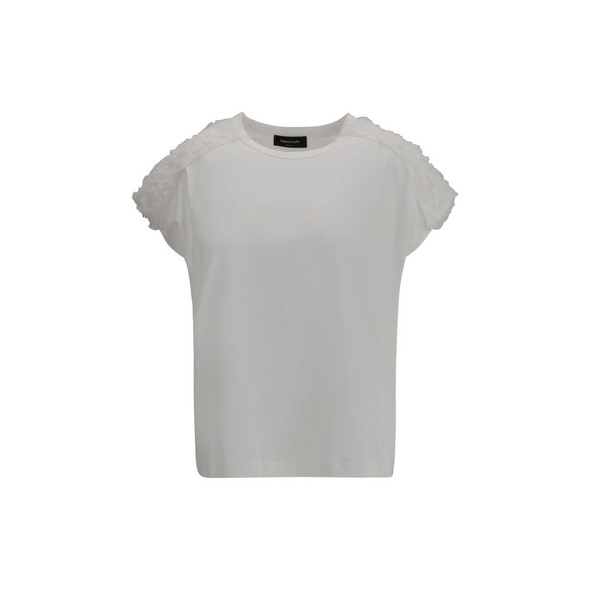 T-Shirt with tulle appliqués T-Shirt with tulle appliqués