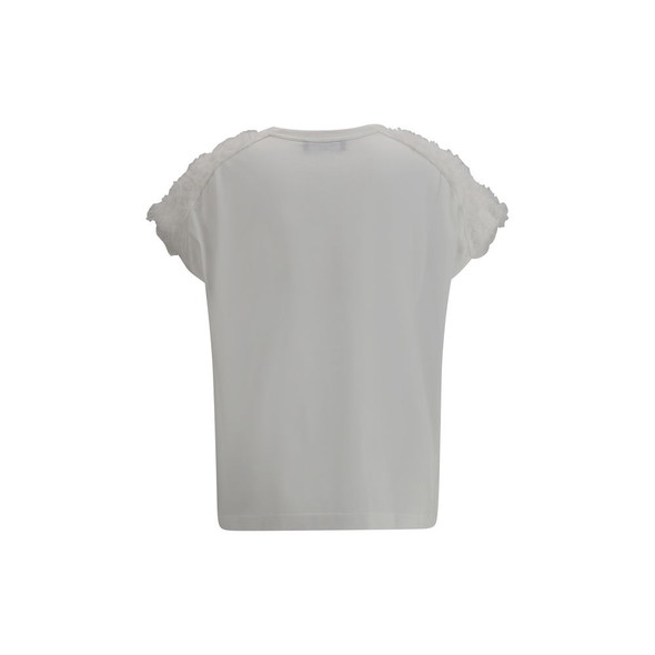 T-Shirt with tulle appliqués T-Shirt with tulle appliqués