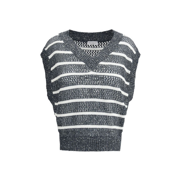 Brunello Cucinelli Striped Vest Brunello Cucinelli Striped Vest