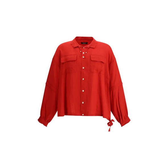 Oversized Shirt UNUC1E44081REDBB Oversized Shirt UNUC1E44081REDBB