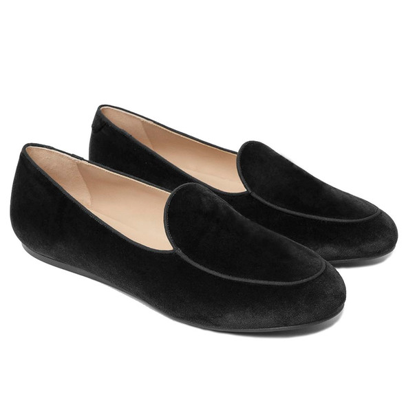 Black Velvet Loafer CH-15417 Black Velvet Loafer CH-15417