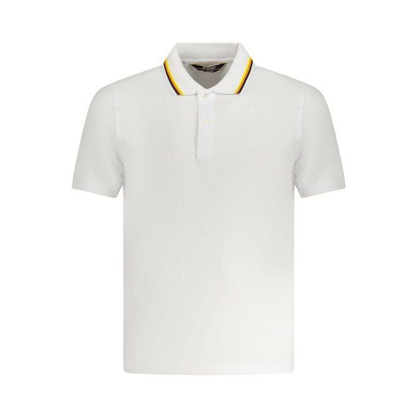 K-WAY White Cotton Polo Shirt KW-38389 K-WAY White Cotton Polo Shirt KW-38389