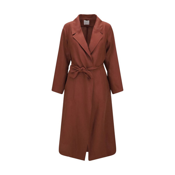 Forte_Forte Belted linen Coat Forte_Forte Belted linen Coat