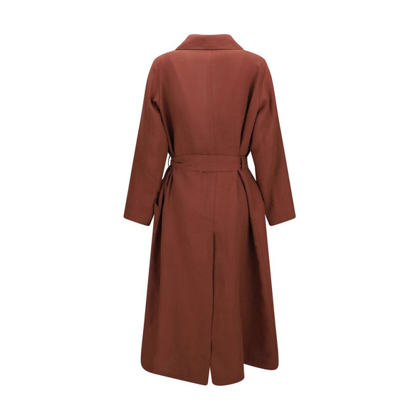 Forte_Forte Belted linen Coat Forte_Forte Belted linen Coat