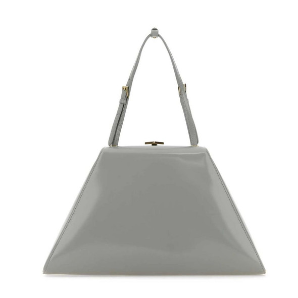 Gray Leather Handbag PR-15429 Gray Leather Handbag PR-15429