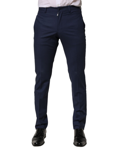 Dark Blue Wool Dress Formal Pants Dark Blue Wool Dress Formal Pants
