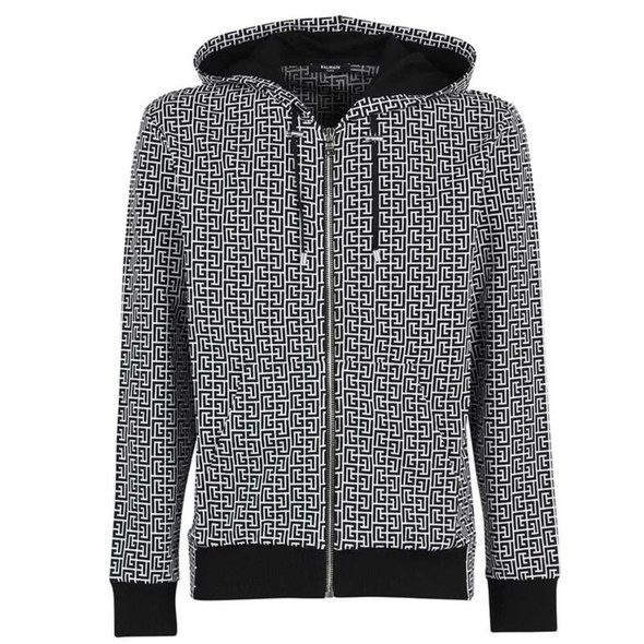 Balmain Black Cotton Sweater Balmain Black Cotton Sweater