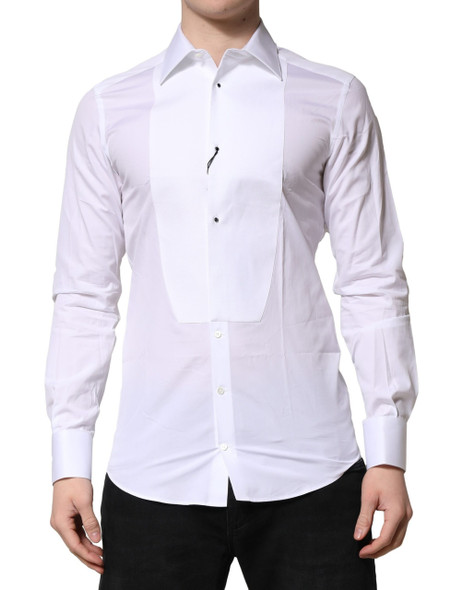 White GOLD Crown Cotton Dress Formal Shirt TSH90684 White GOLD Crown Cotton Dress Formal Shirt TSH90684