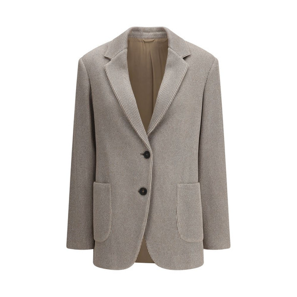 Brunello Cucinelli Ribbed deisgn lurex Jacket Brunello Cucinelli Ribbed deisgn lurex Jacket