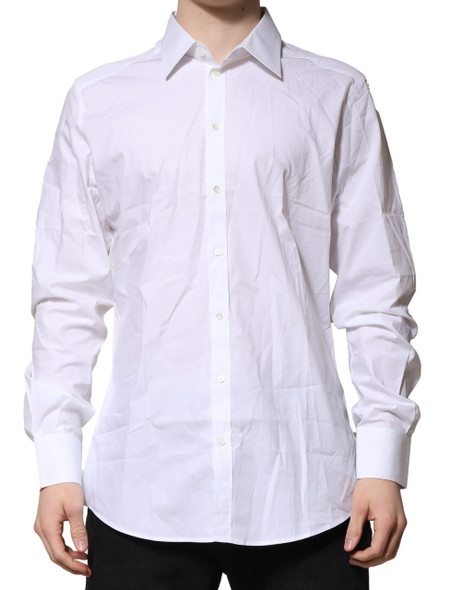 White GOLD Long Sleeves Dress Formal Shirt TSH906777 White GOLD Long Sleeves Dress Formal Shirt TSH906777