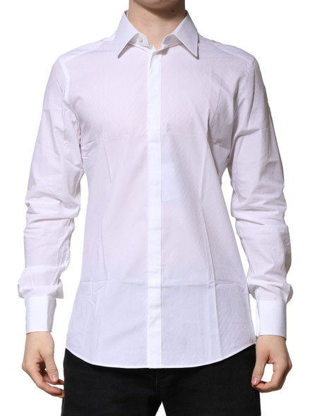 White GOLD Long Sleeves Men Dress Formal Shirt TSH906804 White GOLD Long Sleeves Men Dress Formal Shirt TSH906804