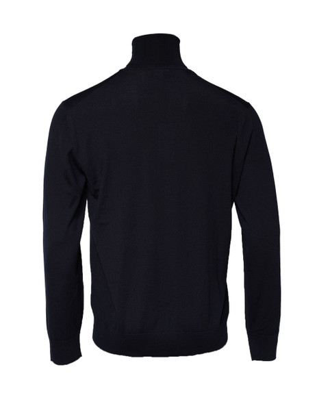 Blue Long Sleeve Turtleneck Pullover Sweater Blue Long Sleeve Turtleneck Pullover Sweater