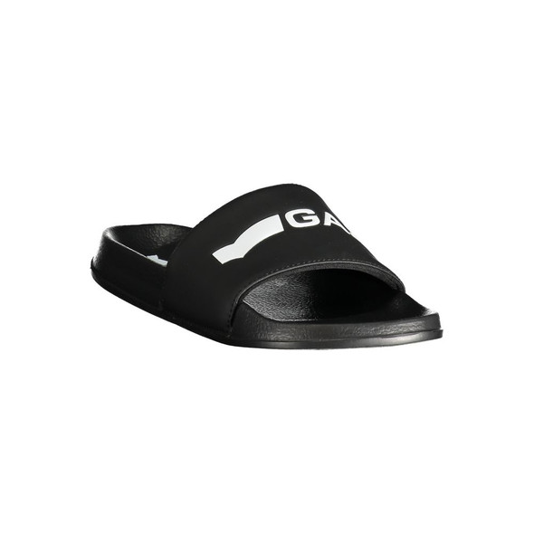 Black Polyester Men Sandal Black Polyester Men Sandal
