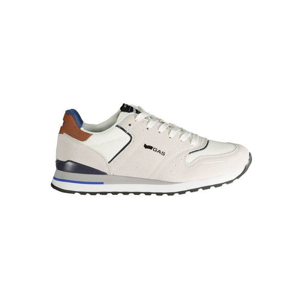 White Polyester Men Sneaker GA-38581 White Polyester Men Sneaker GA-38581