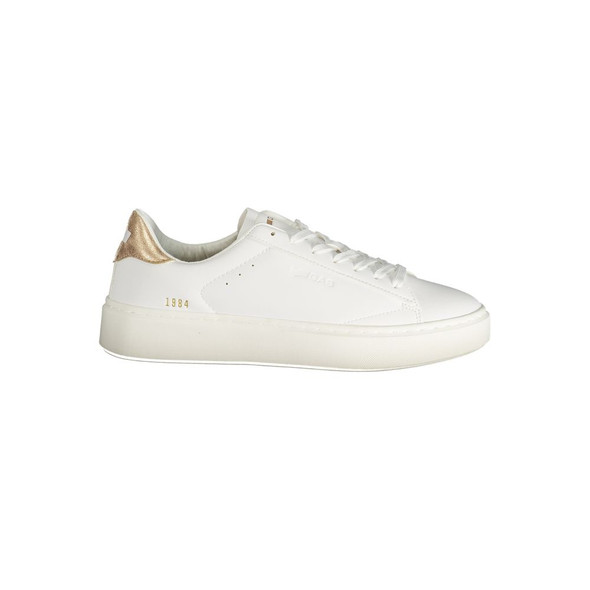 Gas White Polyester Women Sneaker GA-38601 Gas White Polyester Women Sneaker GA-38601