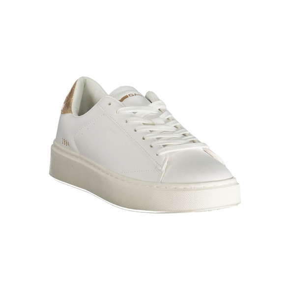 Gas White Polyester Women Sneaker GA-38601 Gas White Polyester Women Sneaker GA-38601