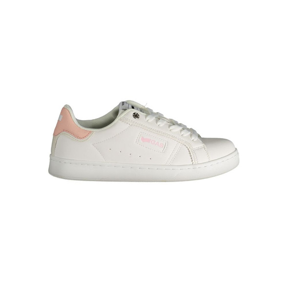 Gas White Polyester Women Sneaker GA-38604 Gas White Polyester Women Sneaker GA-38604