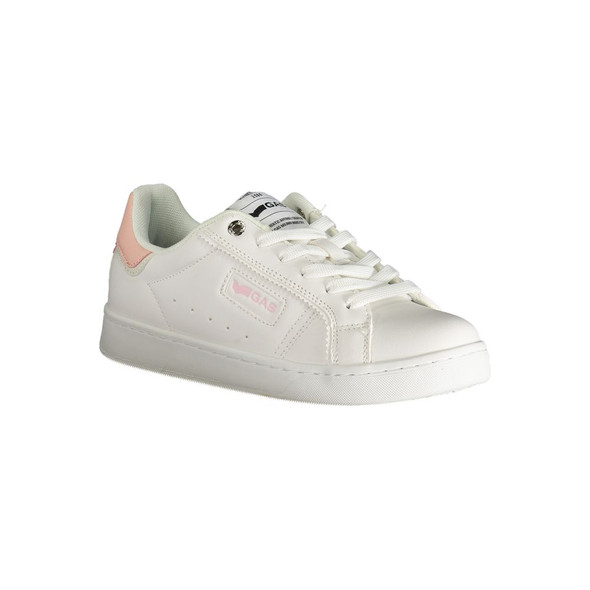 Gas White Polyester Women Sneaker GA-38604 Gas White Polyester Women Sneaker GA-38604