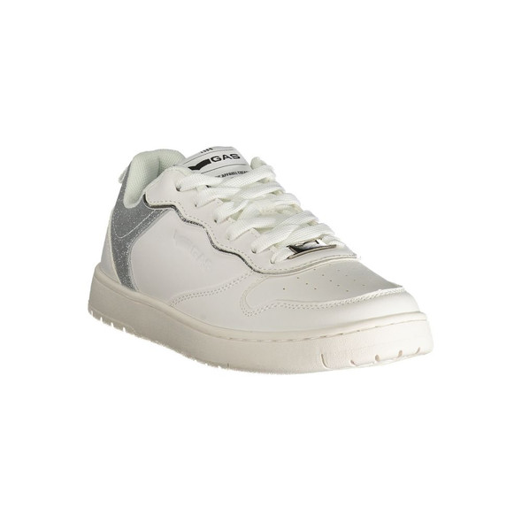 White Polyester Women Sneaker GA-38602 White Polyester Women Sneaker GA-38602