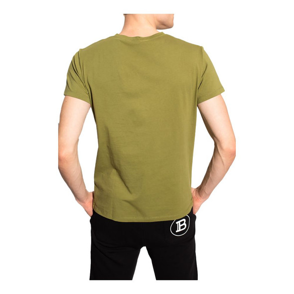 Balmain Green Cotton T-Shirt Balmain Green Cotton T-Shirt