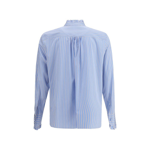 Valentino Striped plastron and ruffle Shirt Valentino Striped plastron and ruffle Shirt