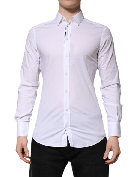 White GOLD Long Sleeves Dress Men Formal Shirt TSH906869 White GOLD Long Sleeves Dress Men Formal Shirt TSH906869