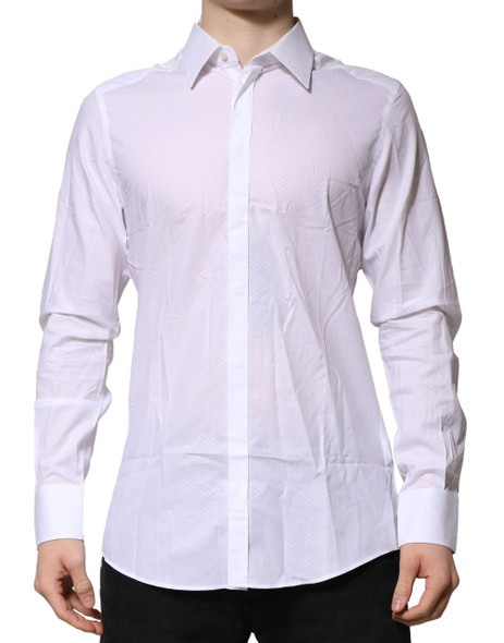 White MARTINI Long Sleeve Dress Formal Shirt TSH906876 White MARTINI Long Sleeve Dress Formal Shirt TSH906876