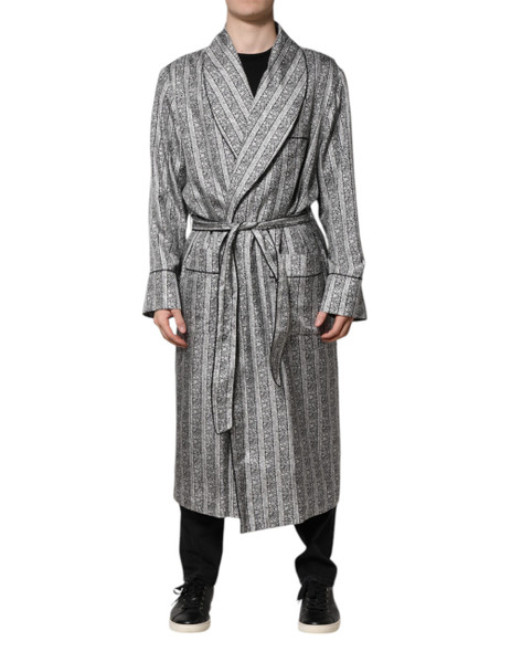 Dolce & Gabbana Multicolor Floral Robe Coat Wrap Jacket Dolce & Gabbana Multicolor Floral Robe Coat Wrap Jacket