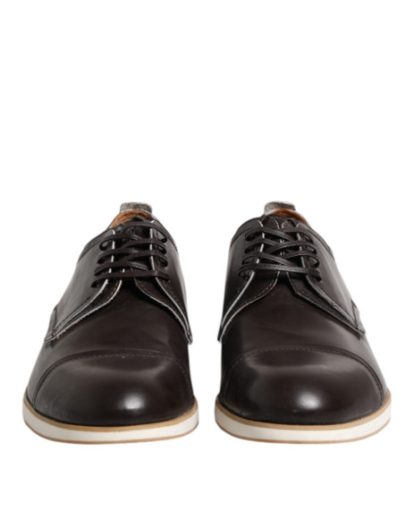 Dark Brown Leather Derby Lace Up Dress Formal Shoes Dark Brown Leather Derby Lace Up Dress Formal Shoes