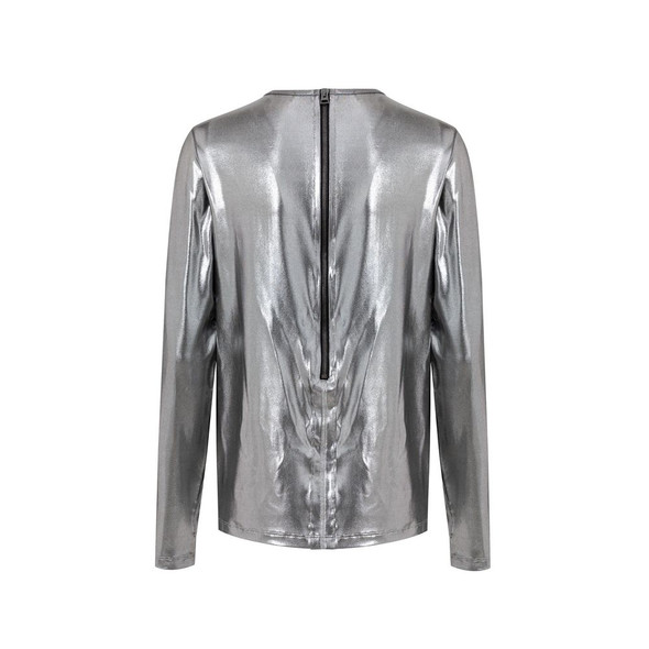 Gray Viscose Long Sleeve Gray Viscose Long Sleeve