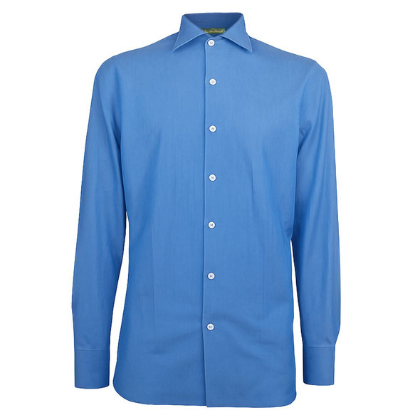 Blue Cotton Men's Shirt LO-15524 Blue Cotton Men's Shirt LO-15524