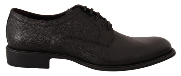 Black Leather Lace Up Mens Formal Derby Shoes MV3944 Black Leather Lace Up Mens Formal Derby Shoes MV3944