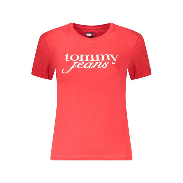 Tommy Hilfiger Red Cotton Tops & T-Shirt TO-36235 Tommy Hilfiger Red Cotton Tops & T-Shirt TO-36235