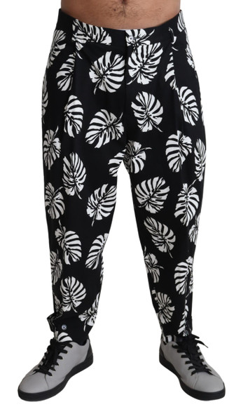 Black Leaf Cotton Stretch Trouser Pants Pants Black Leaf Cotton Stretch Trouser Pants Pants