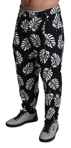 Black Leaf Cotton Stretch Trouser Pants Pants Black Leaf Cotton Stretch Trouser Pants Pants