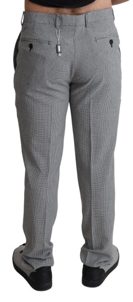 BENCIVENGA Gray Wool Checkered Dress Men Formal Trouser Pants BENCIVENGA Gray Wool Checkered Dress Men Formal Trouser Pants