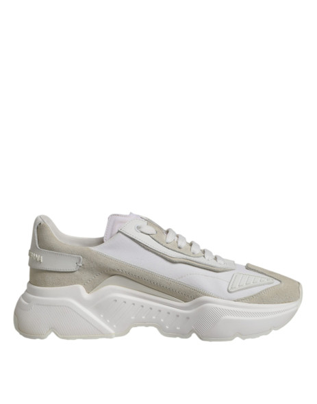 Dolce & Gabbana White Low Top Daymaster Men Sneakers Shoes Dolce & Gabbana White Low Top Daymaster Men Sneakers Shoes
