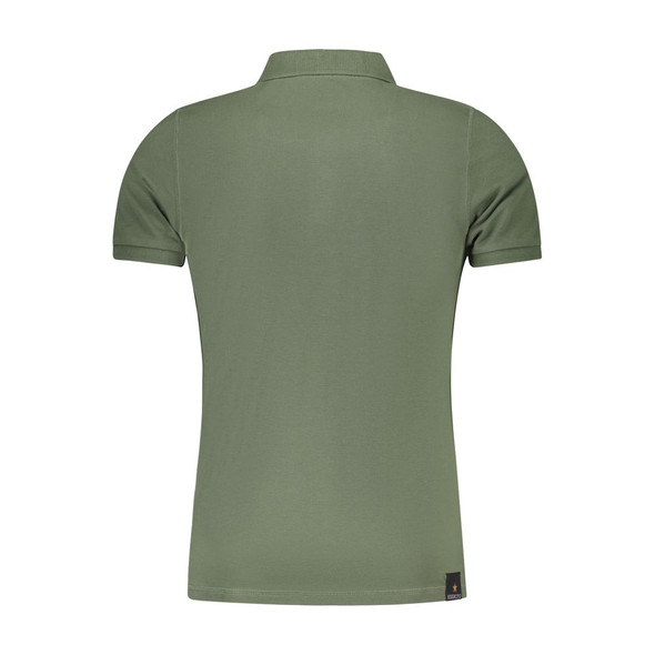 Green Cotton Polo Shirt AC-36529 Green Cotton Polo Shirt AC-36529