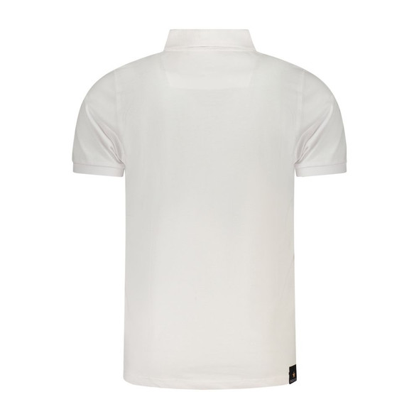 Accademia Militare White Cotton Polo Shirt AC-36558 Accademia Militare White Cotton Polo Shirt AC-36558
