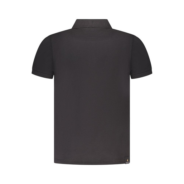 Accademia Militare Black Cotton Polo Shirt Accademia Militare Black Cotton Polo Shirt