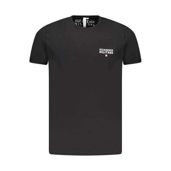 Black Cotton T-Shirt AC-36570 Black Cotton T-Shirt AC-36570