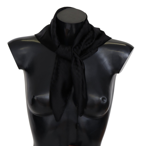 Black Wool Knit Unisex Neck Wrap Shawl Scarf MS2116BG Black Wool Knit Unisex Neck Wrap Shawl Scarf MS2116BG