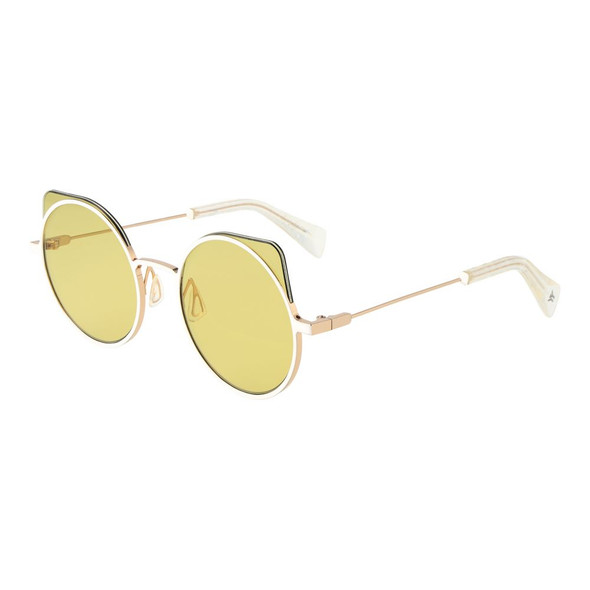 Yohji Yamamoto White Unisex Sunglasses Yohji Yamamoto White Unisex Sunglasses