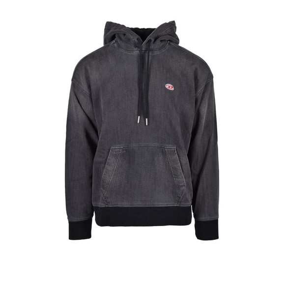 Diesel Gray Cotton Hoody DI16705100136RO Diesel Gray Cotton Hoody DI16705100136RO