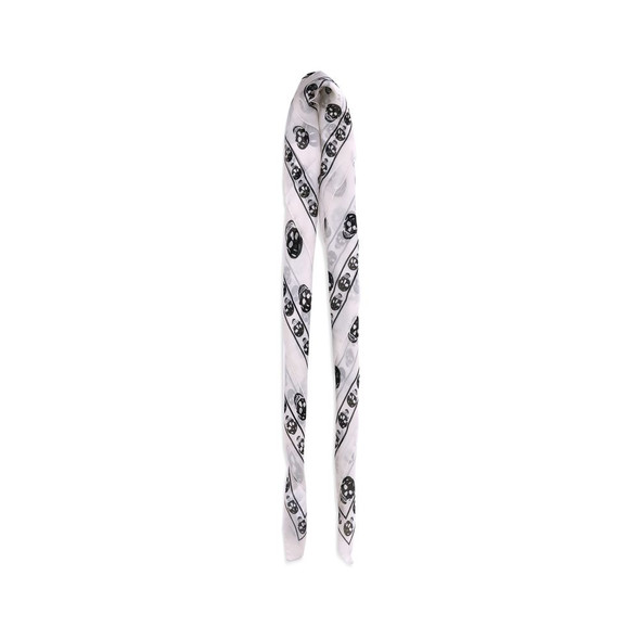 Alexander McQueen Silk Skull Scarf AL8078893052Q9260BB Alexander McQueen Silk Skull Scarf AL8078893052Q9260BB