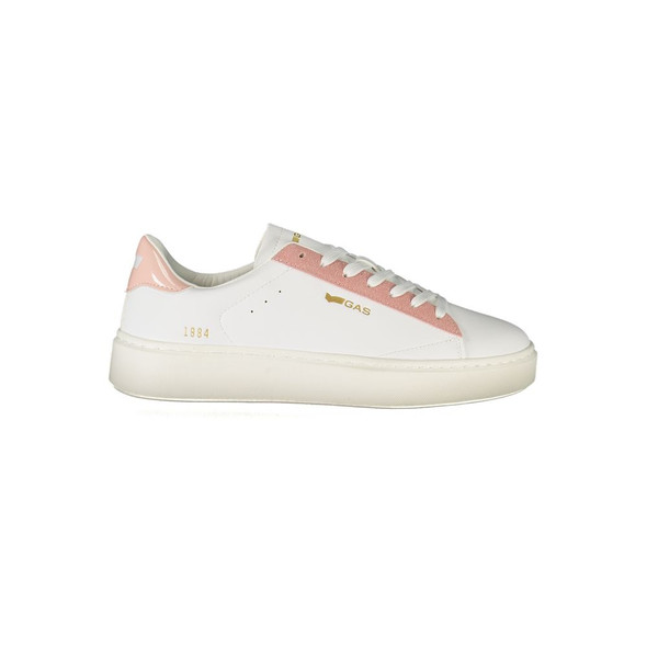 Gas White Polyester Women Sneaker GA-38721 Gas White Polyester Women Sneaker GA-38721