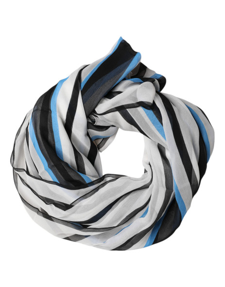 Dolce & Gabbana Multicolor Striped Neck Warmer Wrap Scarf Dolce & Gabbana Multicolor Striped Neck Warmer Wrap Scarf