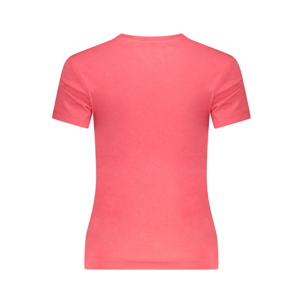 Tommy Hilfiger Pink Cotton Tops & T-Shirt Tommy Hilfiger Pink Cotton Tops & T-Shirt