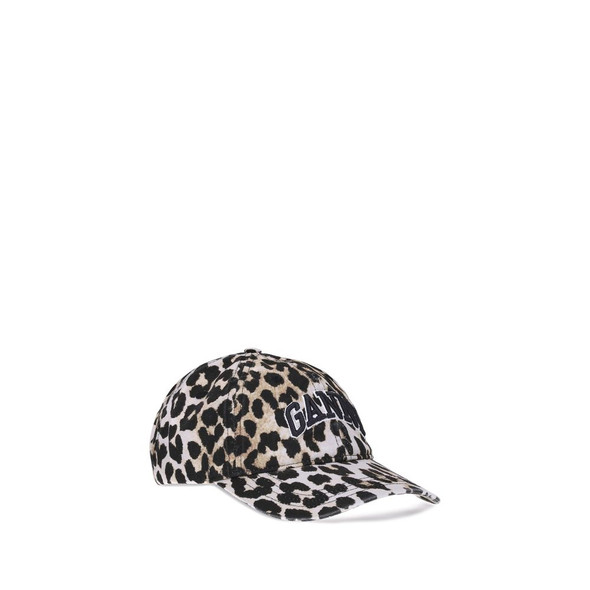 Ganni Leopard Baseball Hat Ganni Leopard Baseball Hat