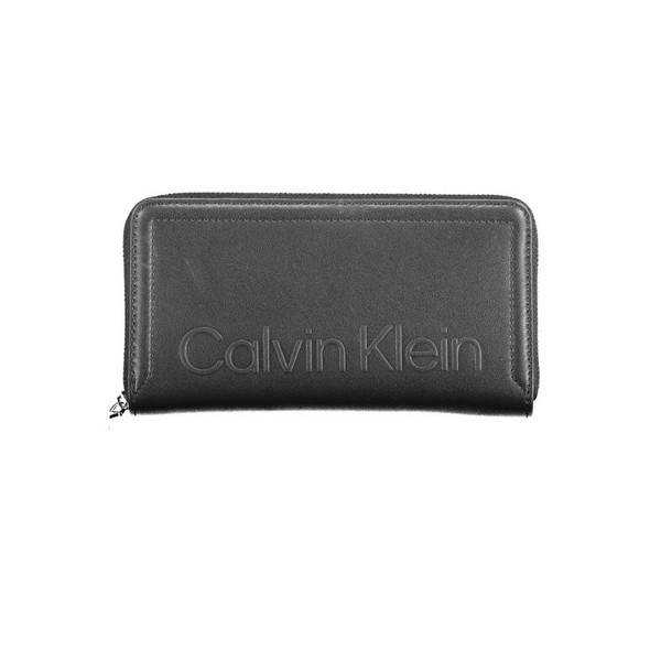 Calvin Klein Black Polyethylene Wallet CA-14462 Calvin Klein Black Polyethylene Wallet CA-14462